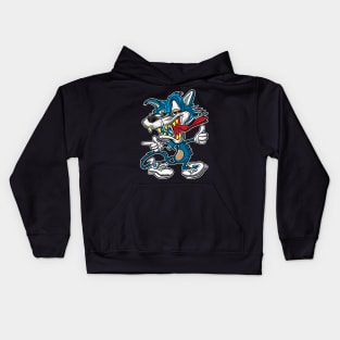 Dancing Big Bad Wolf Kids Hoodie